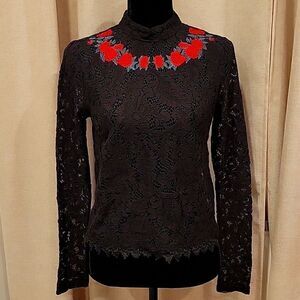 Forever 21,lase blouse, size S